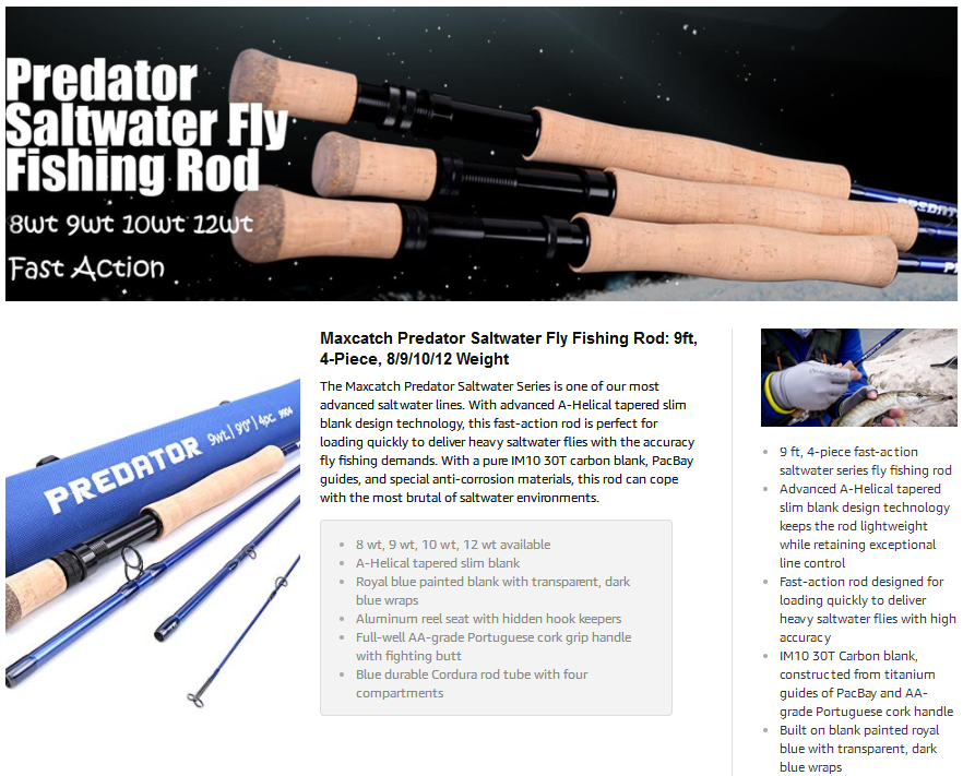 Predator Fly Fishing Rod